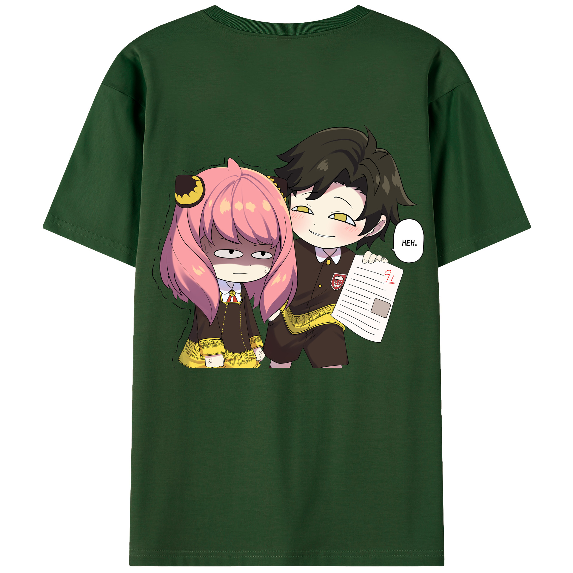 （画像用） SPY×FAMILY间谍家家酒 綿100％半袖Tシャツ（背面プリント）